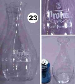 23 BOTELLA DECANTADORA VIDRIO PROTOS